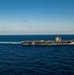 The Harry S. Truman Carrier Strike Group is on a scheduled deployment in the U.S. Sixth Fleet area of operations in support of naval operations to maintain maritime stability and security.