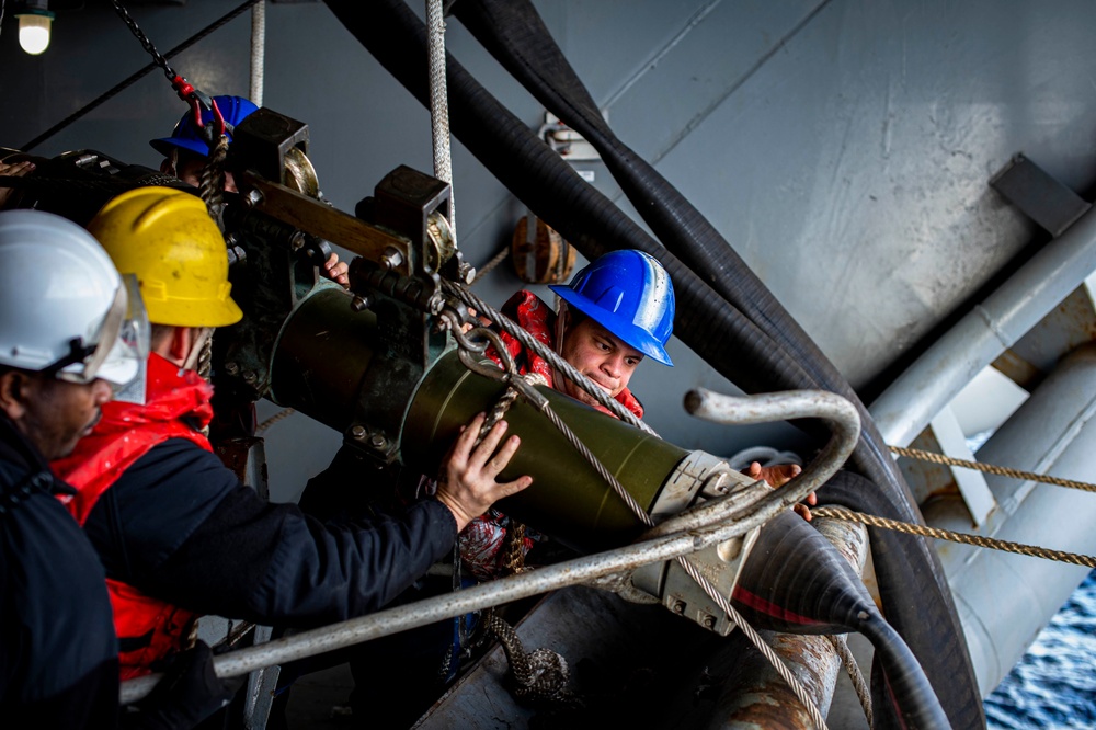 The Harry S. Truman Carrier Strike Group is on a scheduled deployment in the U.S. 6th Fleet area of operations in support of naval operations to maintain maritime stability and security.