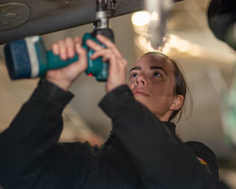 The Harry S. Truman Carrier Strike Group is on a scheduled deployment in the U.S. Sixth Fleet area of operations in support of naval operations to maintain maritime stability and security.