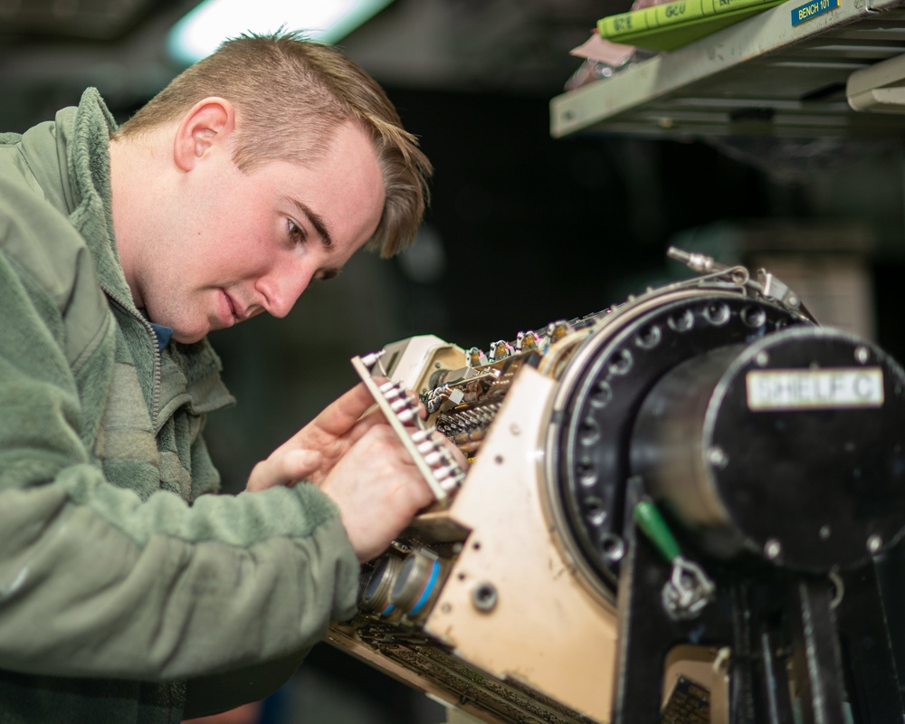 The Harry S. Truman Carrier Strike Group is on a scheduled deployment in the U.S. Sixth Fleet area of operations in support of naval operations to maintain maritime stability and security.