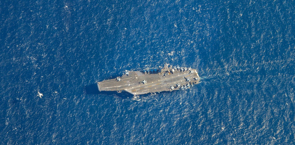 The Harry S. Truman Carrier Strike Group is on a scheduled deployment in the U.S. Sixth Fleet area of operations in support of naval operations to maintain maritime stability and security.