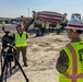 Camp Arifjan bike path construction