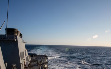 USS Roosevelt transits Strait of Gibraltar