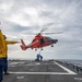 USCGC Stratton crew conduct flight deck operations