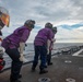 USCGC Stratton crew conduct flight deck operations