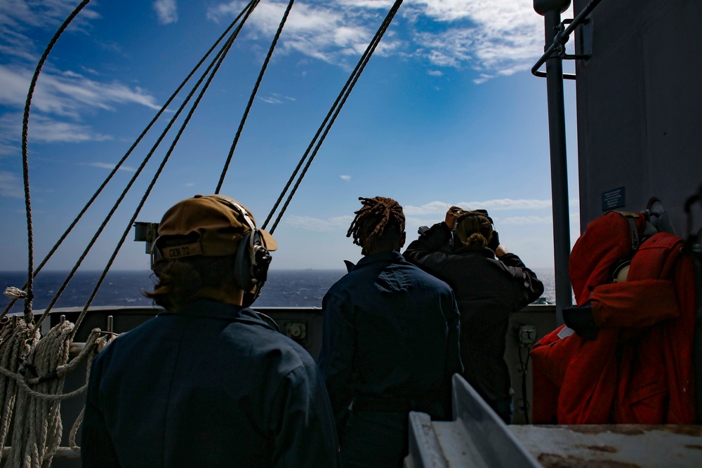 Abraham Lincoln Sailors conduct operations
