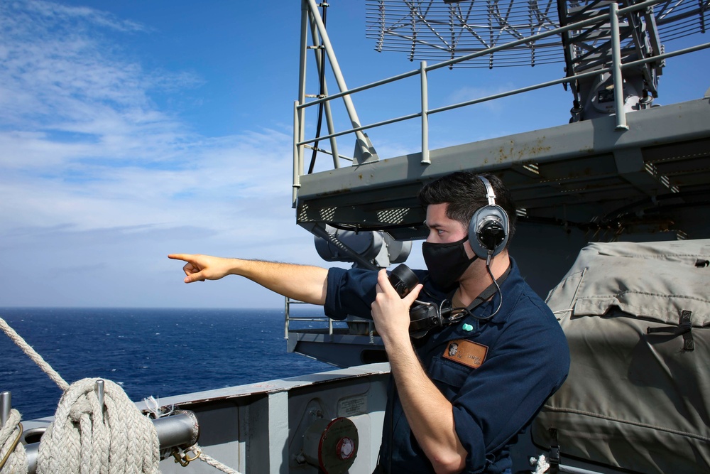 Abraham Lincoln Sailors conduct operations
