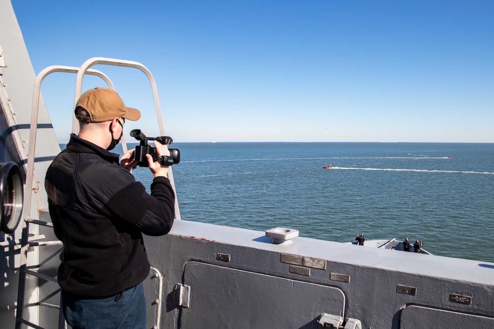 USS Arlington Visual Information Personnel Training Event