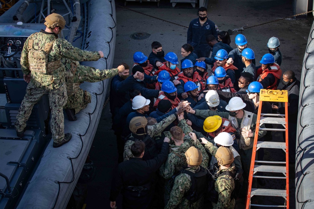 USS Arlington; One Team One Fight