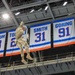 NYNG Soldiers Rappel Down For Ceremonial Puck Drop During The Islander’s Military Appreciation Night