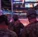 NYNG Soldiers Rappel Down For Ceremonial Puck Drop During The Islander’s Military Appreciation Night