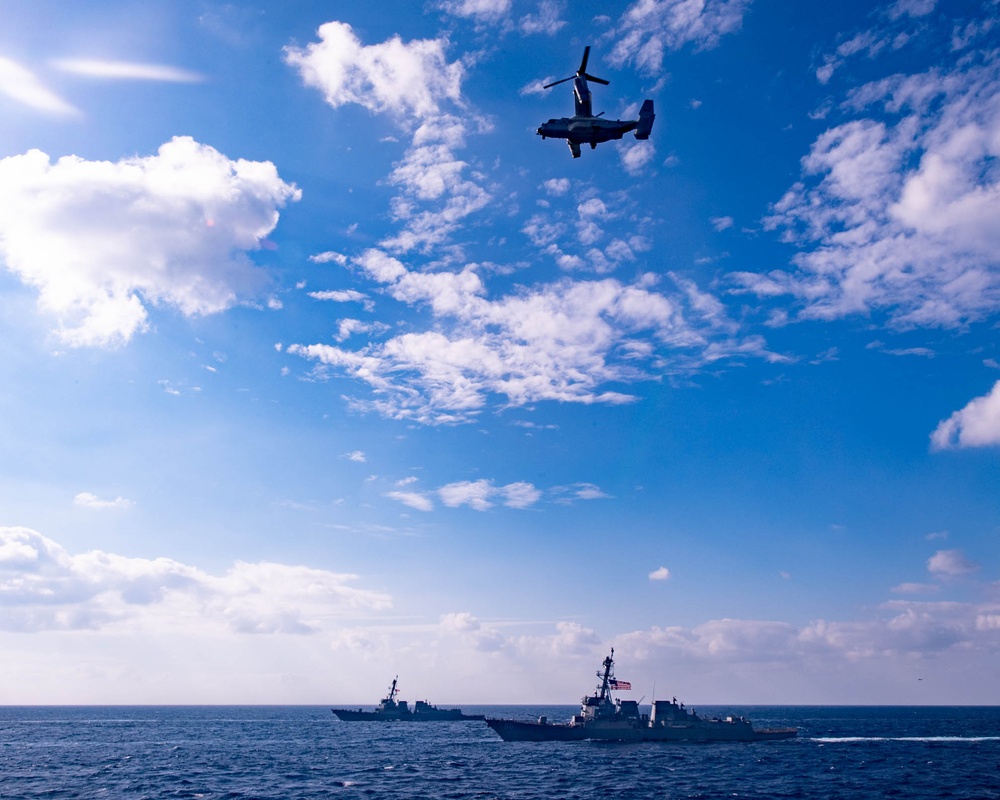 U.S. Pacific Fleet Forces, Alongside JMSDF, Participate in Joint Training Exercise