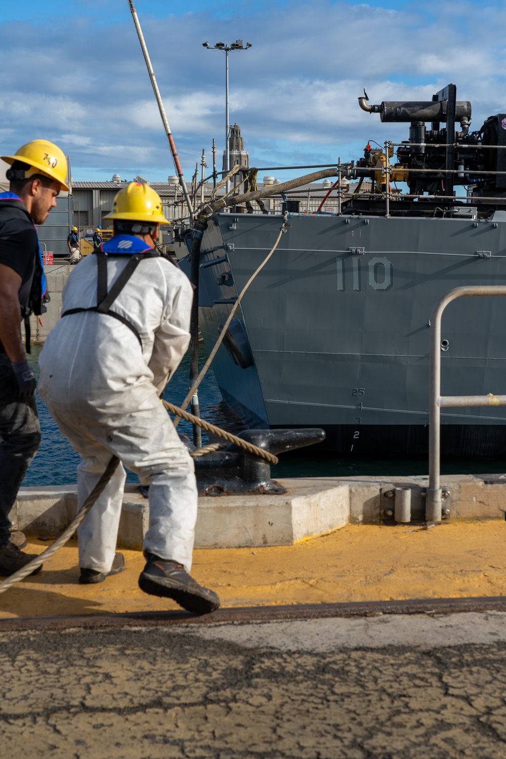 Pearl Harbor Naval Shipyard &amp; IMF Successfully Undocks USS William P. Lawrence (DDG-110)