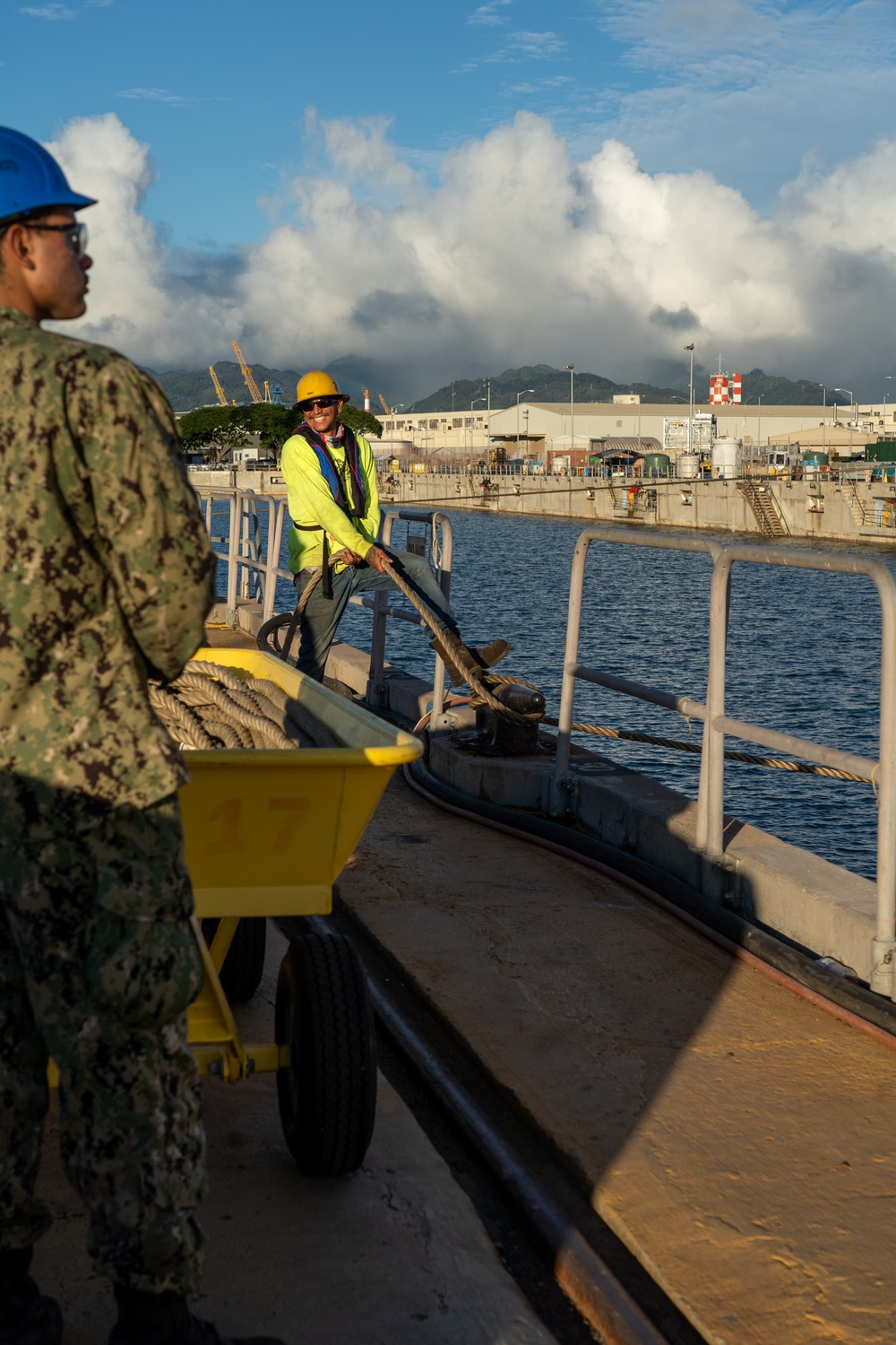 Pearl Harbor Naval Shipyard &amp; IMF Successfully Undocks USS William P. Lawrence (DDG-110)