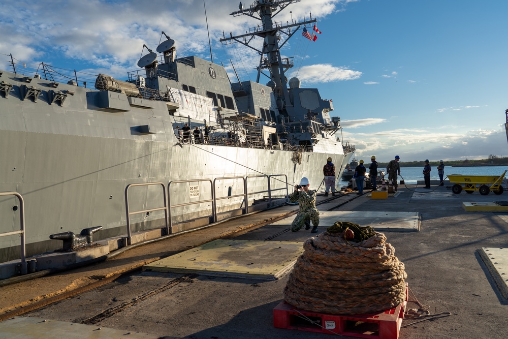 Pearl Harbor Naval Shipyard &amp; IMF Successfully Undocks USS William P. Lawrence (DDG-110)