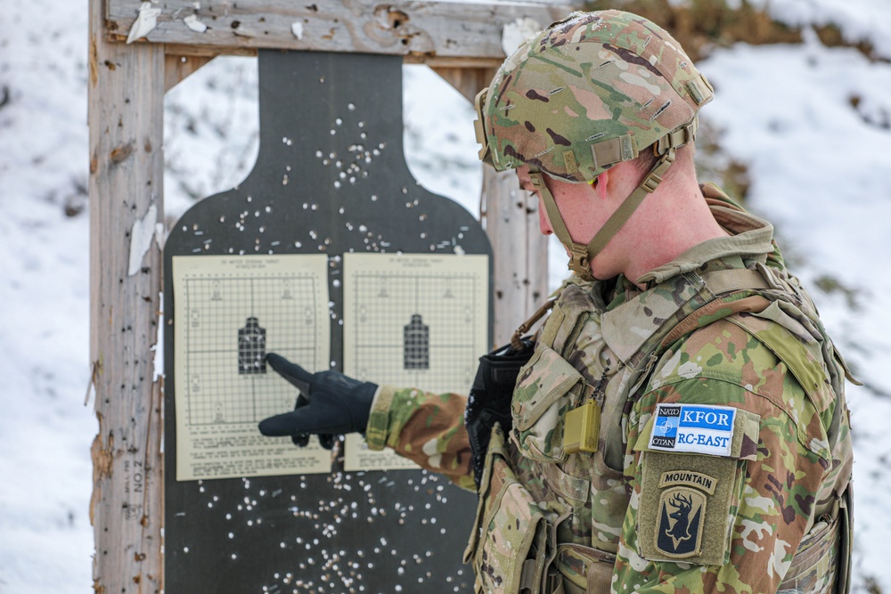 KFOR Soldiers Conduct Individual Weapons Qualification