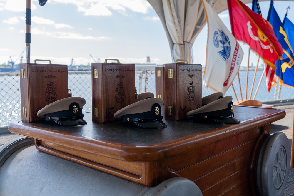 The newest members of the Pearl Harbor Naval Shipyard &amp; IMF's Chiefs Mess