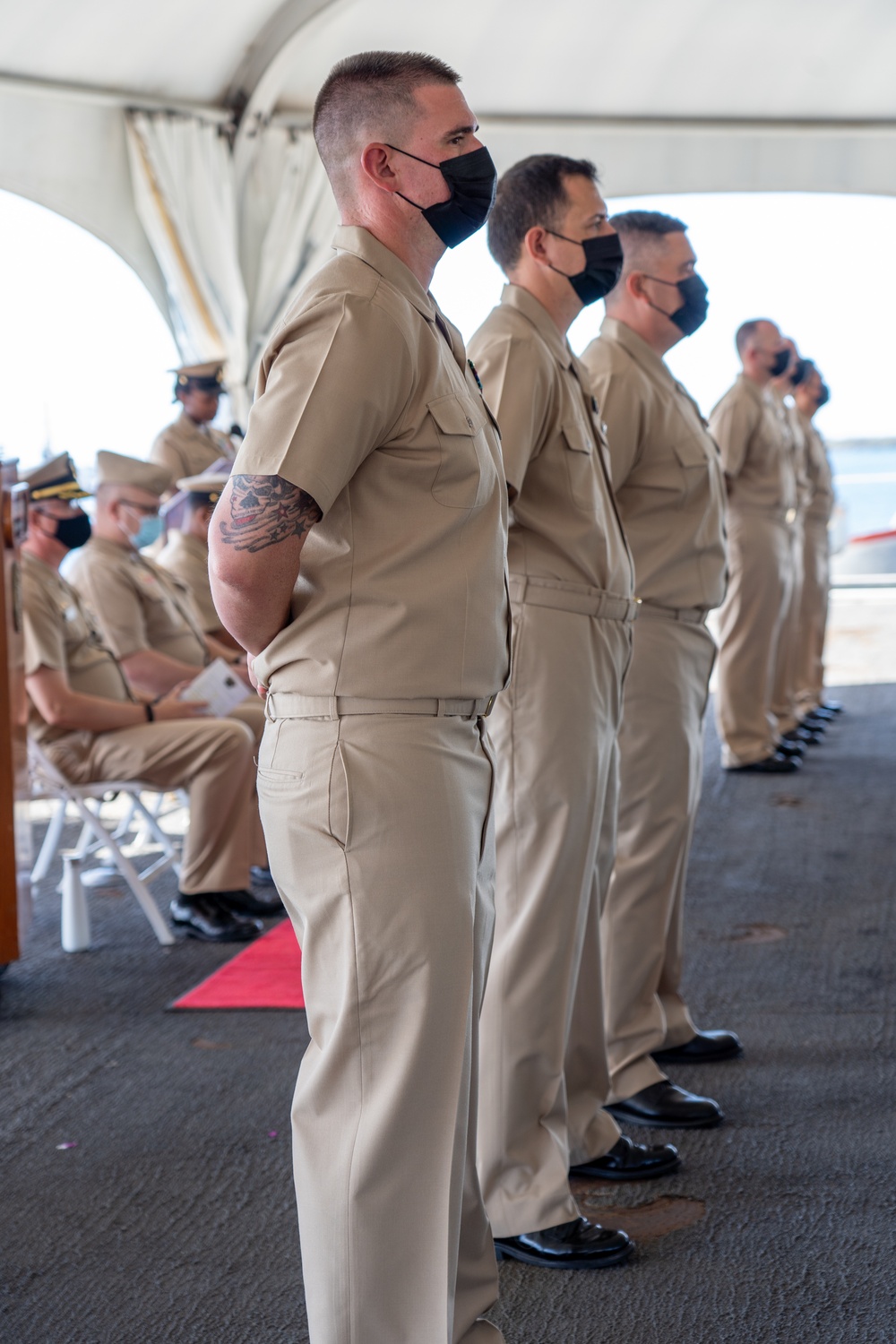 The newest members of the Pearl Harbor Naval Shipyard &amp; IMF's Chiefs Mess