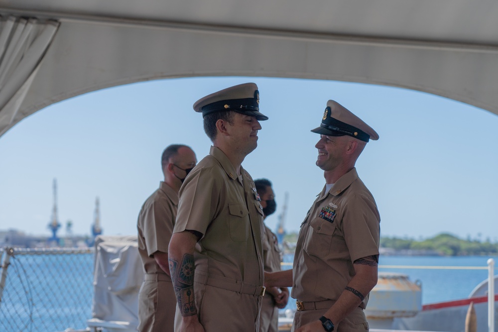 The newest members of the Pearl Harbor Naval Shipyard &amp; IMF's Chiefs Mess