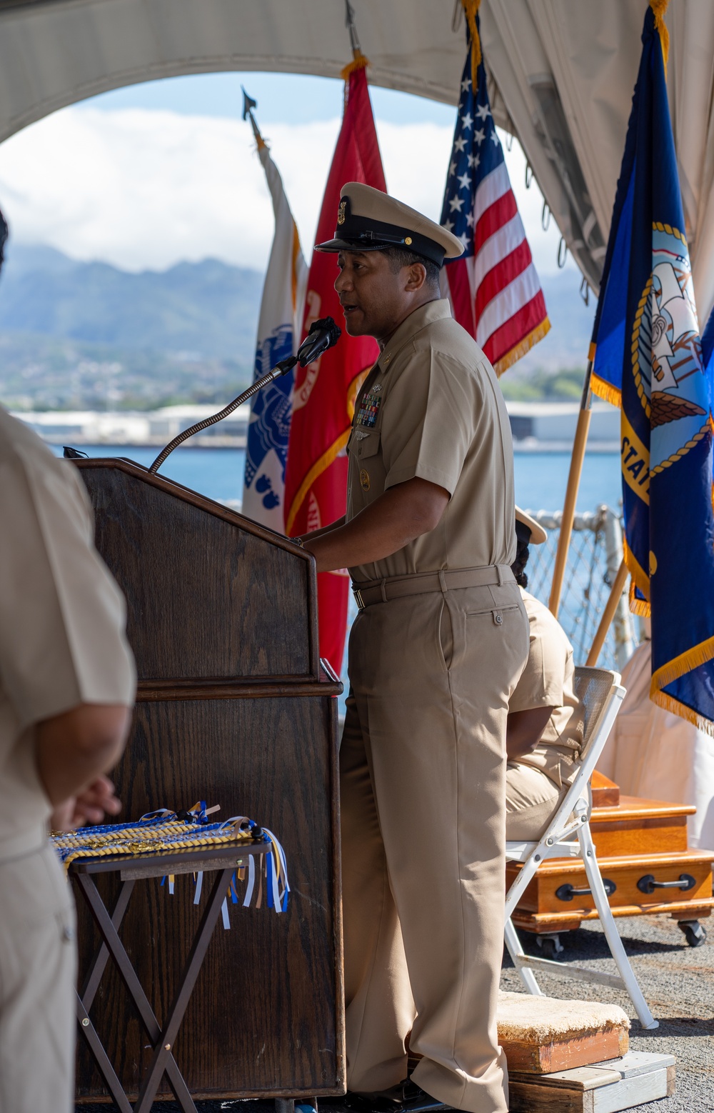 The newest members of the Pearl Harbor Naval Shipyard &amp; IMF's Chiefs Mess
