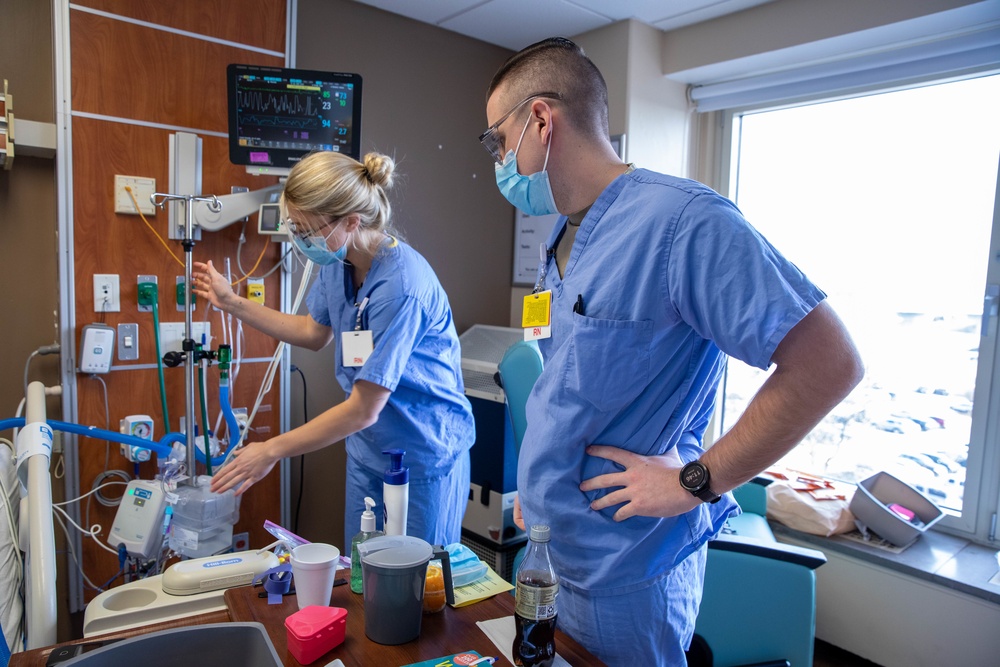 U.S. Army Military Medical Team Work at Lifespan Community Health Institute