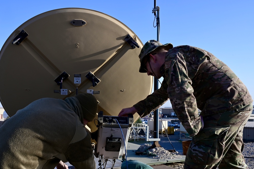 From static to chatter: 386th Expeditionary Communications Squadron clears signal hiccups