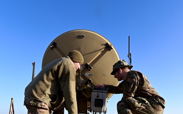 From static to chatter: 386th Expeditionary Communications Squadron clears signal hiccups