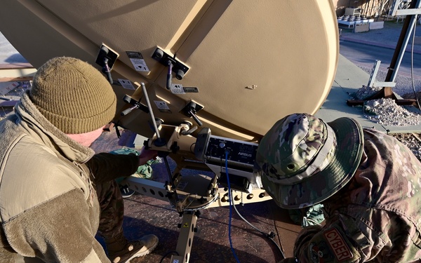 From static to chatter: 386th Expeditionary Communications Squadron clears signal hiccups
