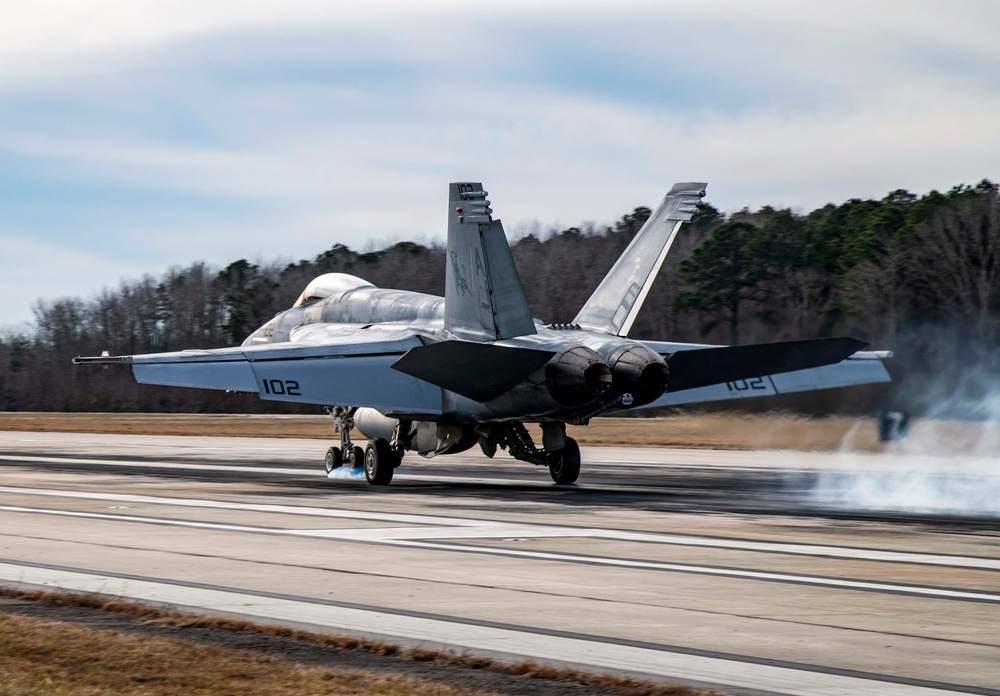 Field Carrier Landing Practice at Naval Auxiliary Landing Field Fentress