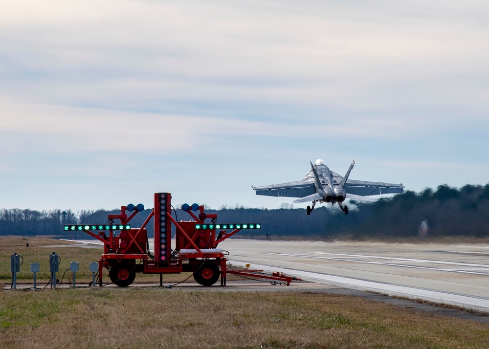 Field Carrier Landing Practice at Naval Auxiliary Landing Field Fentress