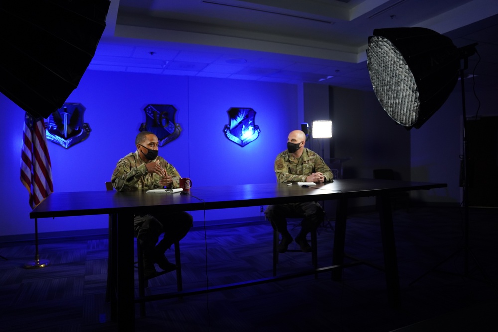 688th Cyberspace Wing Command Chief holds his first Coffee Talk live event