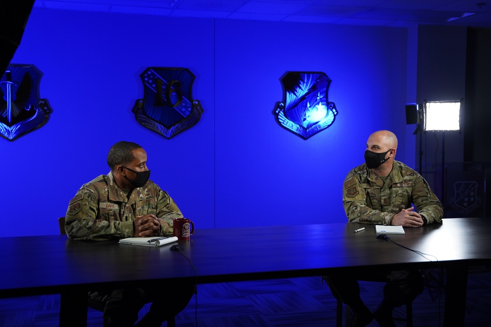 688th Cyberspace Wing Command Chief holds his first Coffee Talk live event