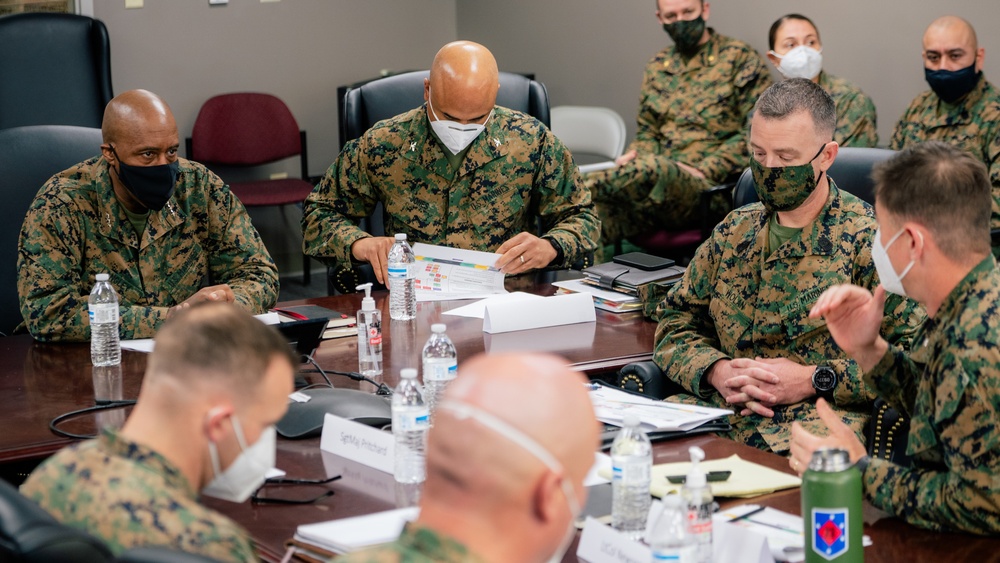 Lt. Gen. Langley visits Fort Pickett