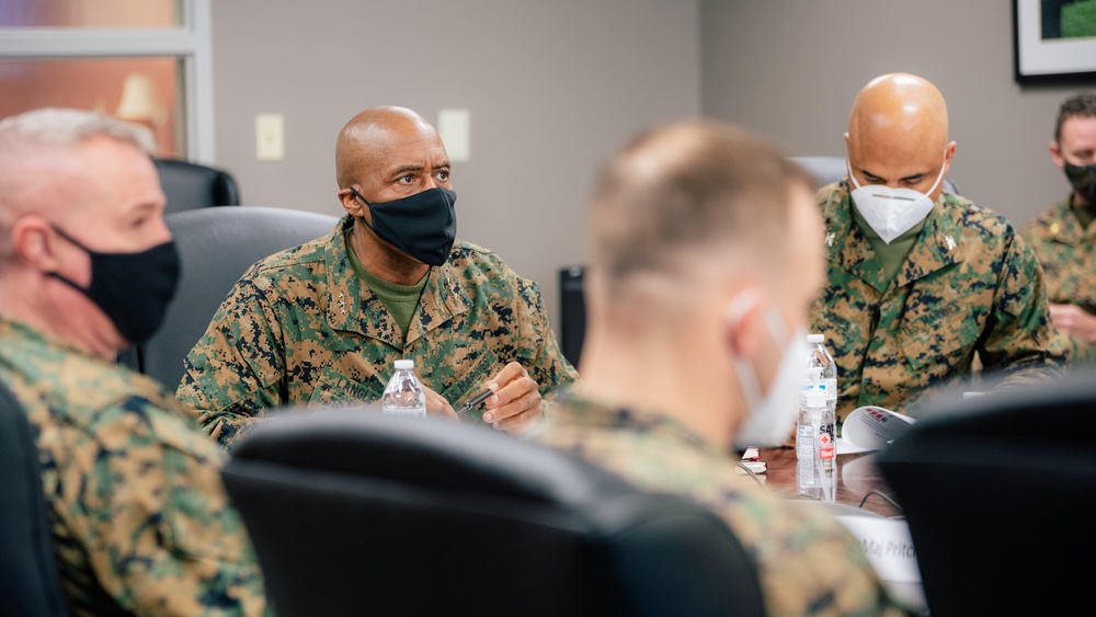 Lt. Gen. Langley visits Fort Pickett