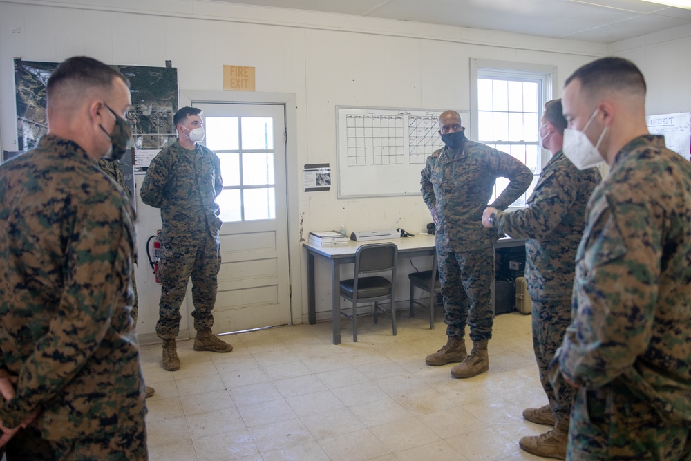 Lt. Gen. Langley visits Fort Pickett