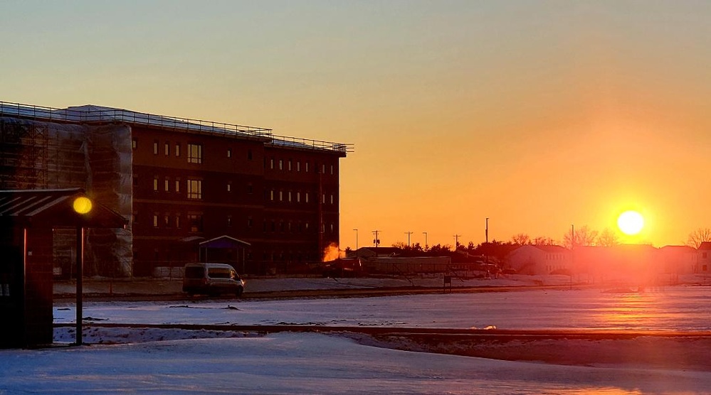 Contractor continues to make progress on new Fort McCoy barracks despite winter’s grip