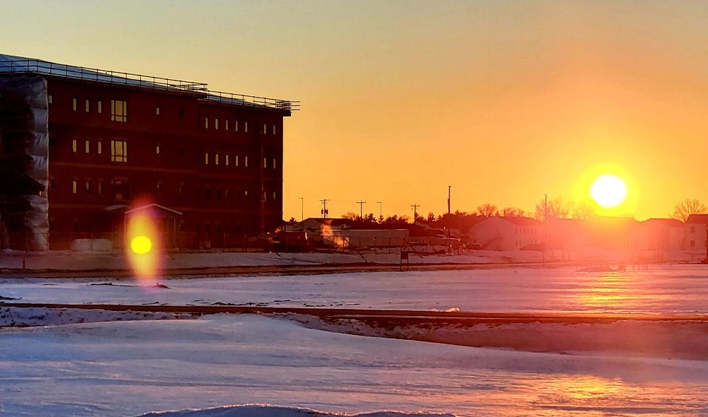 Contractor continues to make progress on new Fort McCoy barracks despite winter’s grip