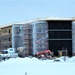 Contractor continues to make progress on new Fort McCoy barracks despite winter’s grip