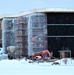 Contractor continues to make progress on new Fort McCoy barracks despite winter’s grip