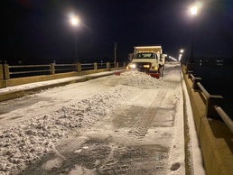 Winter storm preparation at Joint Base Langley-Eustis