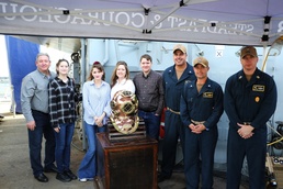 Stethem Family Aboard USS Stethem (DDG 63)