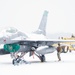 180th Fighter Wing Conducts Maintenance  During Snow Storm