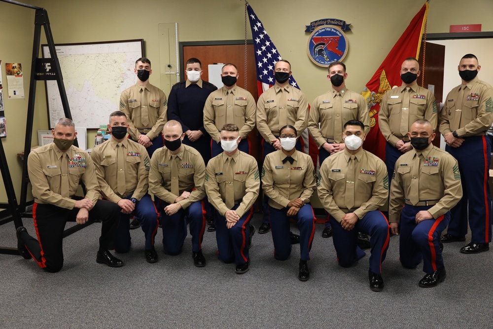 MCRC CG visits Recruiting Station Frederick