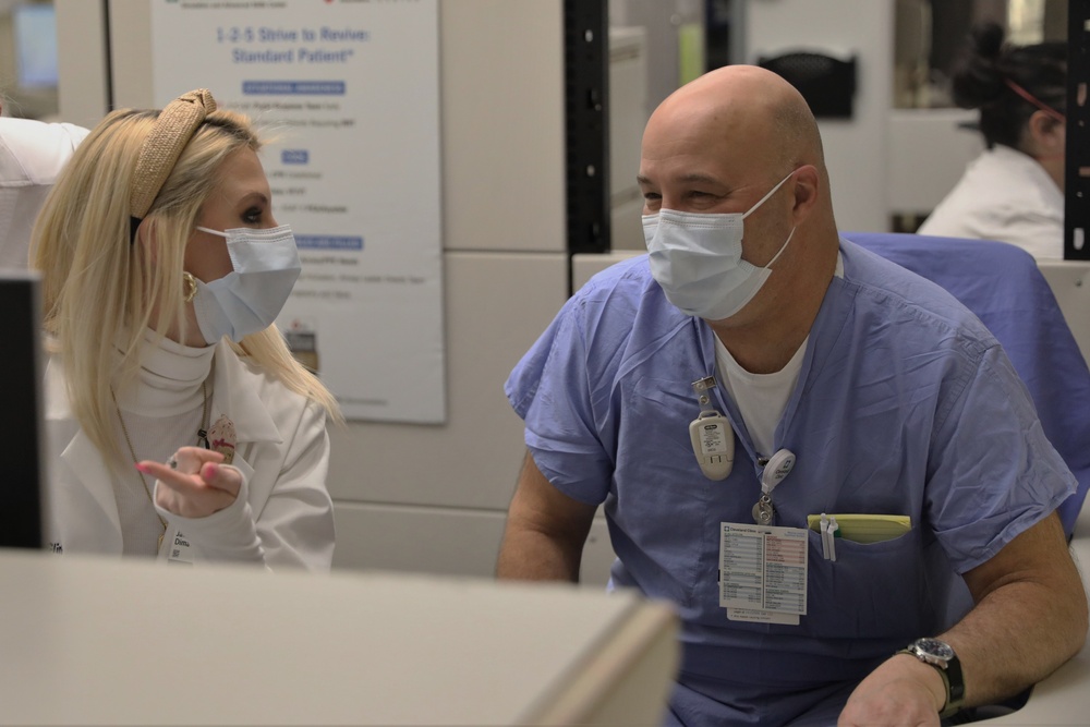 U.S. Air Force medical team joins Cleveland Clinic hospital staff’s fight against COVID in Cleveland, Ohio.