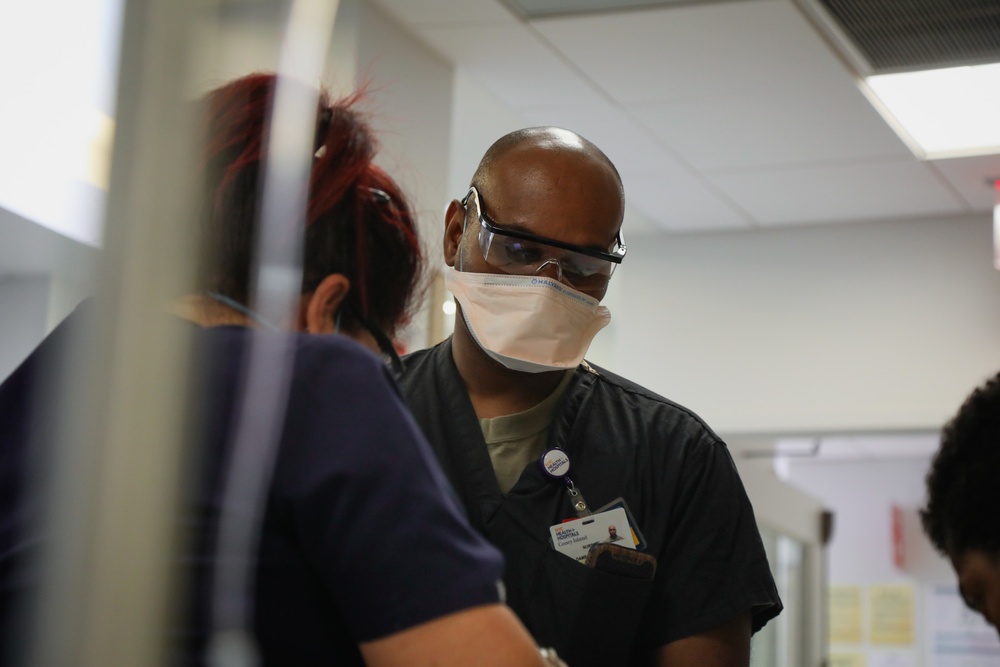 U.S. Army Military Medical Teams Shadow Healthcare Workers at NYC Health + Hospitals