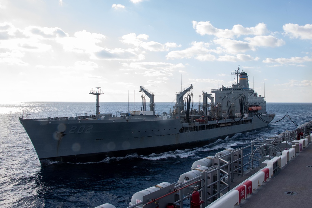 DVIDS - Images - USS America (LHA 6) Sailors Conduct Replenishment-at ...