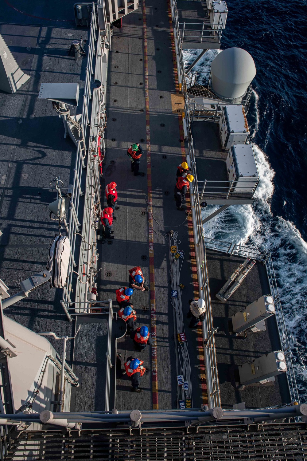 USS America Conducts a Replenishment at Sea.