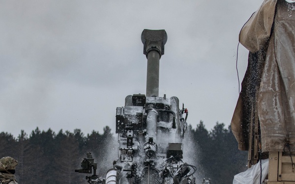 Field Artillery in the snow