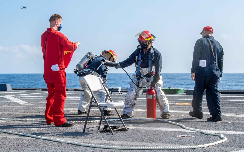 USS Charleston Sailors Participate in ACFF Drills