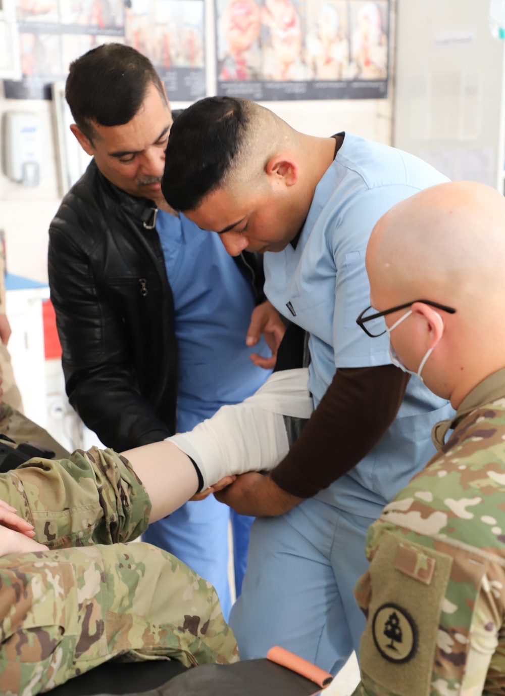 135th MCAS conducts exercise with Iraqi Air Force medics